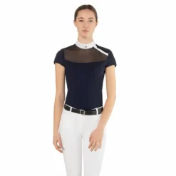 Ego7 - Polo de concours manches courtes femme Nina Marine Clearance