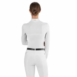 Ego7 - Polo de concours manches longues femme Mesh Blanc Online