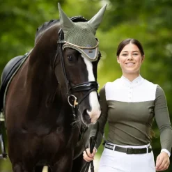 Discount Equestrian Stockholm - Bonnet pour chevaux Striking Valley Vert