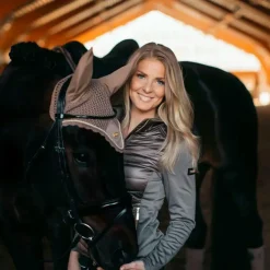 Equestrian Stockholm - Bonnet pour cheval Champagne Sale