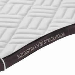 Equestrian Stockholm - Tapis de selle Modern White Dark Violet Blanc Sale