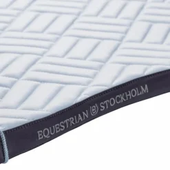 Equestrian Stockholm - Tapis de dressage Modern White Dark Violet Blanc
