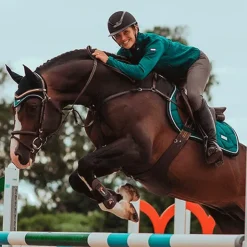 Equestrian Stockholm - Tapis de selle Emerald Vert Discount