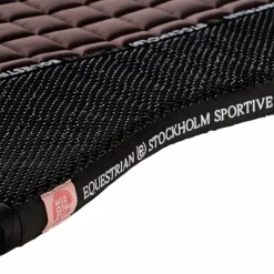 Equestrian Stockholm - Tapis de selle Sportive Mocha Marron Discount