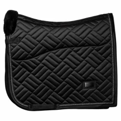 Equestrian Stockholm - Tapis de dressage Crystal Noir Hot
