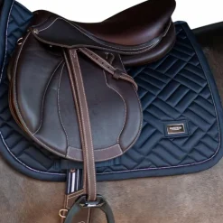 Discount Equestrian Stockholm - Tapis de selle Modern midnight blue Marine
