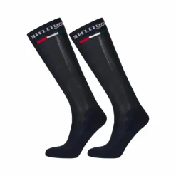 Online Equiline - Chaussettes d'équitation (x1) Noir