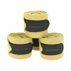 Equithème - Bandes de polo camel (x4) Beige