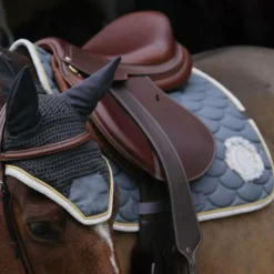 Outlet Equithème - Bonnet chasse-mouches Denim Gris