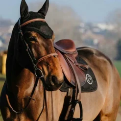 Equithème - Bonnet chasse-mouches Badge Noir Online