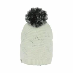 Equithème - Bonnet pompon Spirit blanc Sale