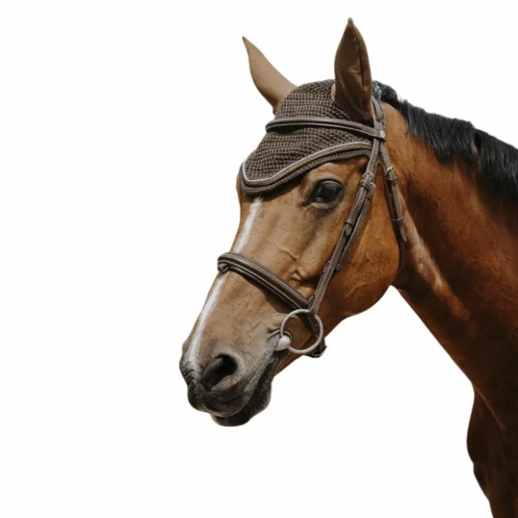 Equithème - Bonnet pour chevaux Hexalight Marron Sale