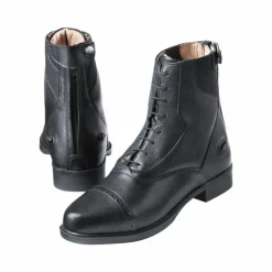 Equithème - Boots confort extrême à lacets Noir Hot