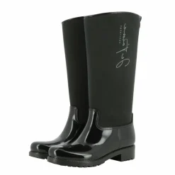 Equithème - Bottes de pluie "Je t'aime" Noir New