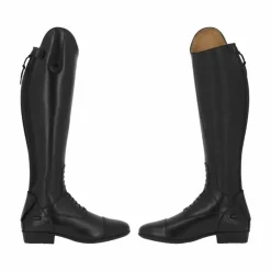 Equithème - Bottes d'équitation en cuir à lacets Noir Online