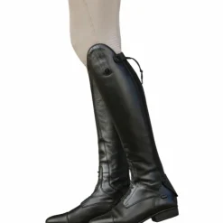 Equithème - Bottes d'équitation en cuir à lacets Noir Online