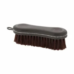 Equithème - Brosse de tête Je t'aime strass brun Marron