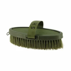 Outlet Equithème - Brosse douce Je t'aime olive Vert