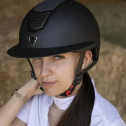 New Equithème - Casque d'équitation Airy L / Noir