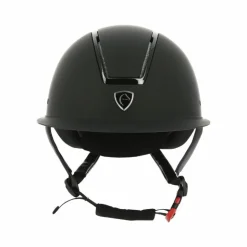 Outlet Equithème - Casque d'équitation visière large Glint mat Noir