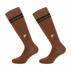 Equithème - Chaussettes d'équitation Nikita (x1) Orange Discount