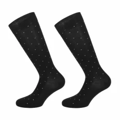 Equithème - Chaussettes d'équitation Peas (x1) Noir Sale