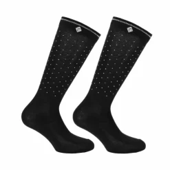 Equithème - Chaussettes d'équitation Kamilia Je t'aime Noir Sale