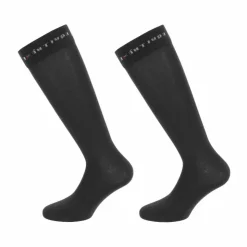 Equithème - Chaussettes d'équitation Classic anthracite (x1) Gris Clearance