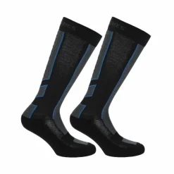 Equithème - Chaussettes Performance / bleu (x1) Noir Sale