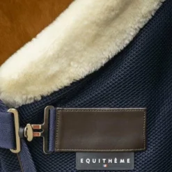 Equithème - Chemise Mesh Teddy Marine New