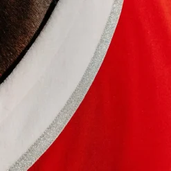 Equithème - Chemise polaire Xmas Rouge Outlet