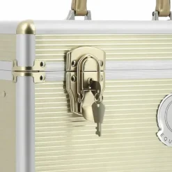 Equithème - Coffre de pansage Je t'aime amande Doré Hot