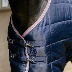 New Equithème - Couverture d'écurie Aztec 200g Marine