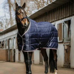 Equithème - Couverture d'écurie Aztec 50g Marine Outlet