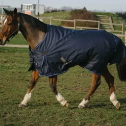 Equithème - Couverture d'extérieur Classic 600D 0g Marine Best