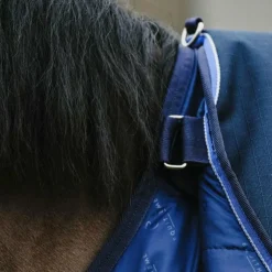 Online Equithème - Couverture d'extérieur Classic 1200D 200g Marine