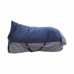 Sale Equithème - Couverture d'extérieur Tyrex "High Neck" 600D /gris 300g Marine