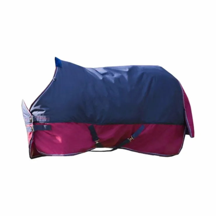 Equithème - Couverture d'extérieur Tyrex 1200D /bordeaux 50g Marine Sale