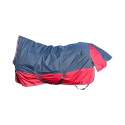 Clearance Equithème - Couverture d'extérieur Tyrex 1200D high neck /bordeaux 0g Marine
