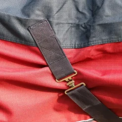 Clearance Equithème - Couverture d'extérieur Tyrex 1200D high neck /bordeaux 0g Marine