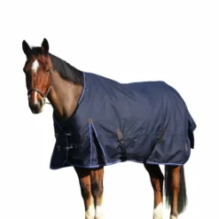 Equithème - Couverture d'extérieur Classic 1200D 100g Marine Outlet