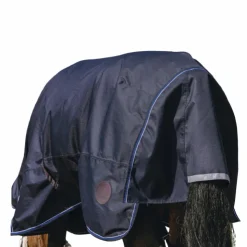 Equithème - Couverture d'extérieur Classic 1200D Combo 100g Marine Outlet