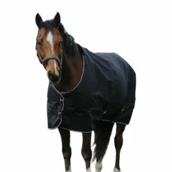 Discount Equithème - Couverture d'extérieur Tyrex 600D 0g Noir