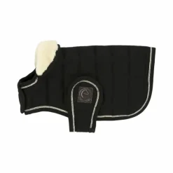 Discount Equithème - Couverture pour chien Je t'aime 200g Noir