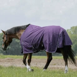 Equithème - Couverture Tyrex Aisance 600D prune 0g Violet New