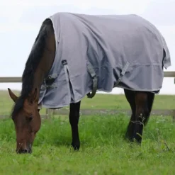 Equithème - Couverture Tyrex 1200D recyclée taupe 0g Gris New