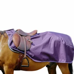 Equithème - Couvre-reins polaire Tyrex 600D prune Violet Best