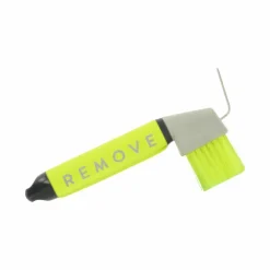 Discount Equithème - Cure-pieds Je t'aime fluo Jaune