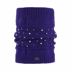 Clearance Equithème - Echarpe tube Omega Violet