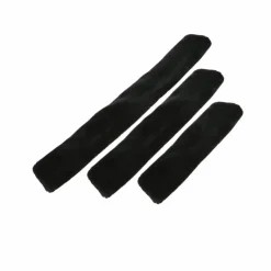 Equithème - Fourreau de sangle Teddy noir